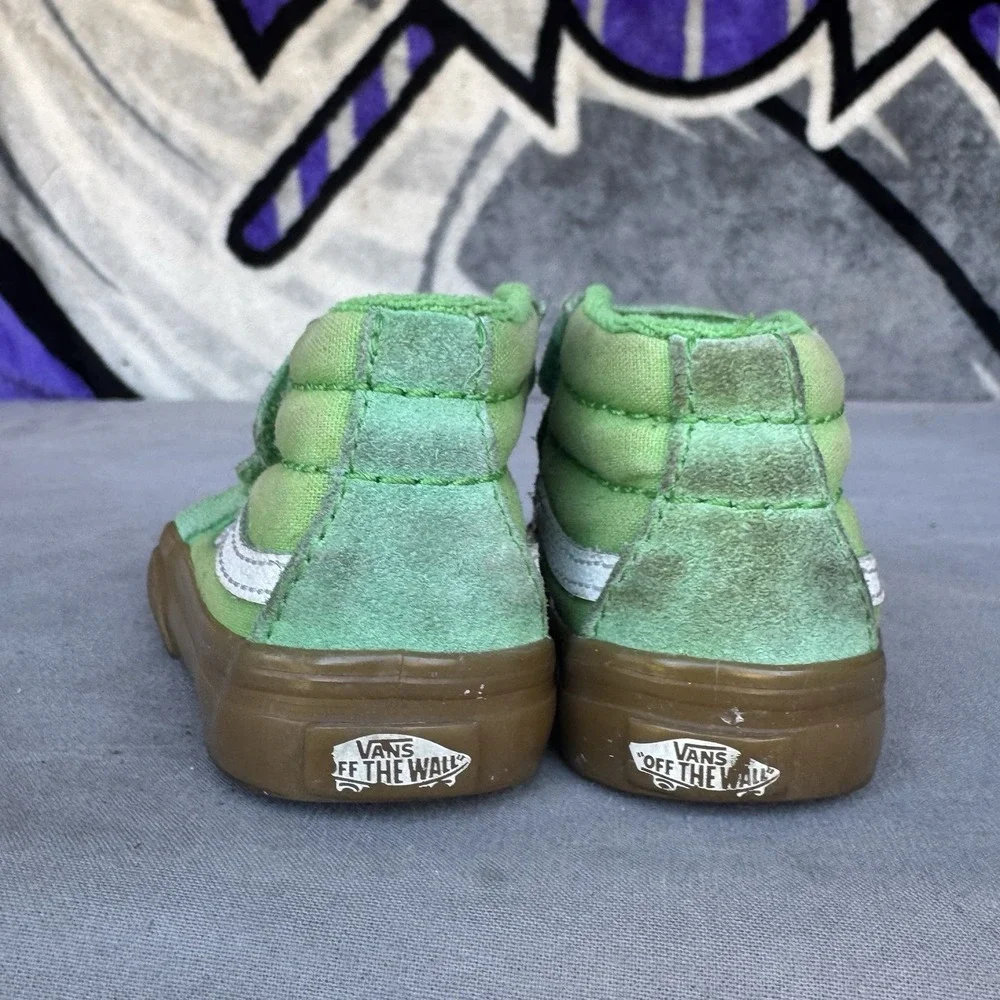 Size‎ 5.5c - Vans Sk8-Mid Reissue Gum Green Kids
